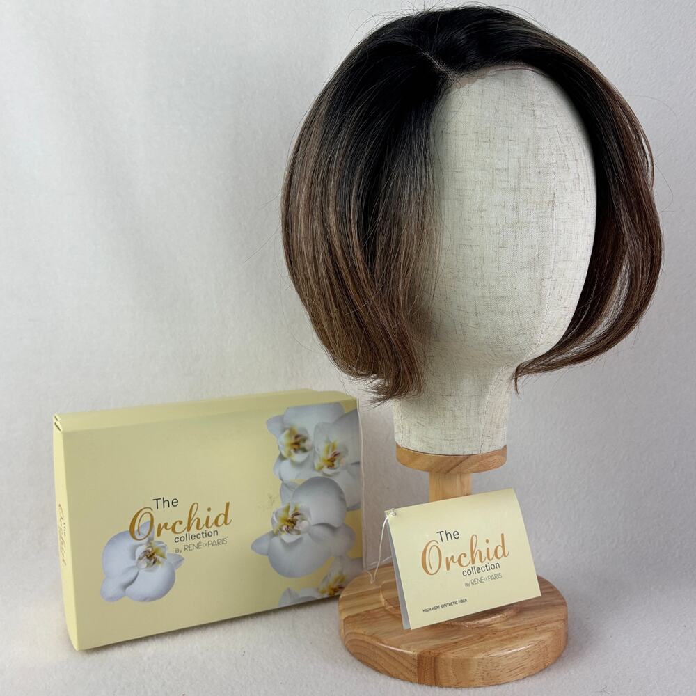 Rene of Paris Orchid Collection Fabulous Molton Amber Heat Friendly Bob Wig